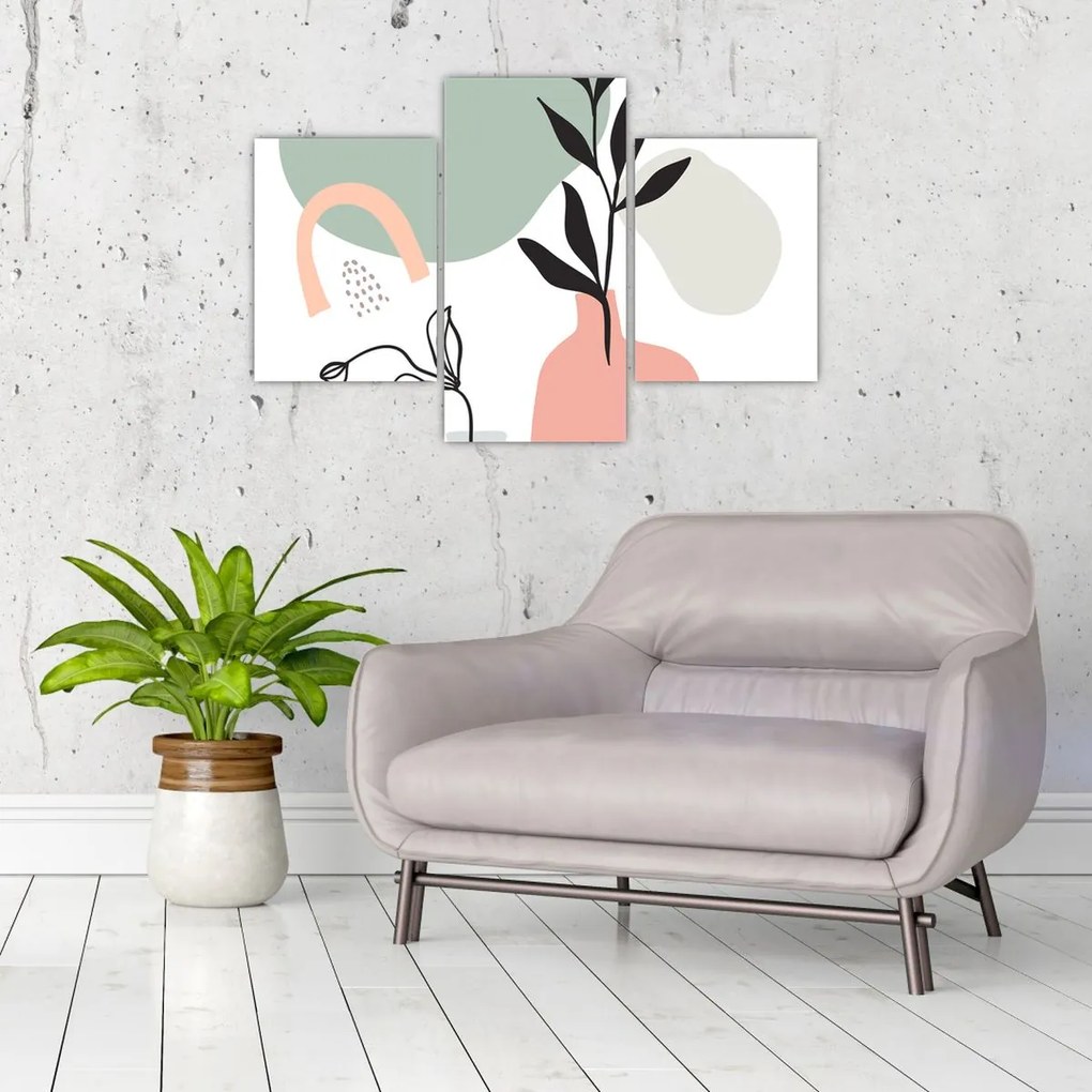 Tablou - Flori într-o vază N⁰3 (90x60 cm)