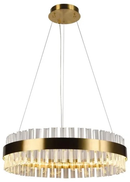 Lustră LED de cristal dimabilă pe cablu LED/40W/230V + telecomandă