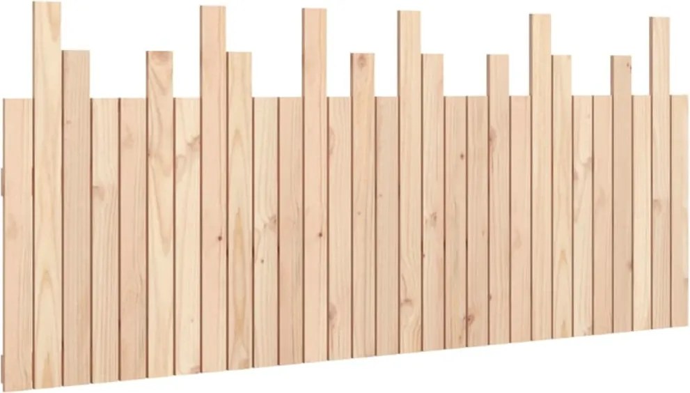 vidaXL Tăblie de pat pentru perete, 185x3x80 cm, lemn masiv de pin