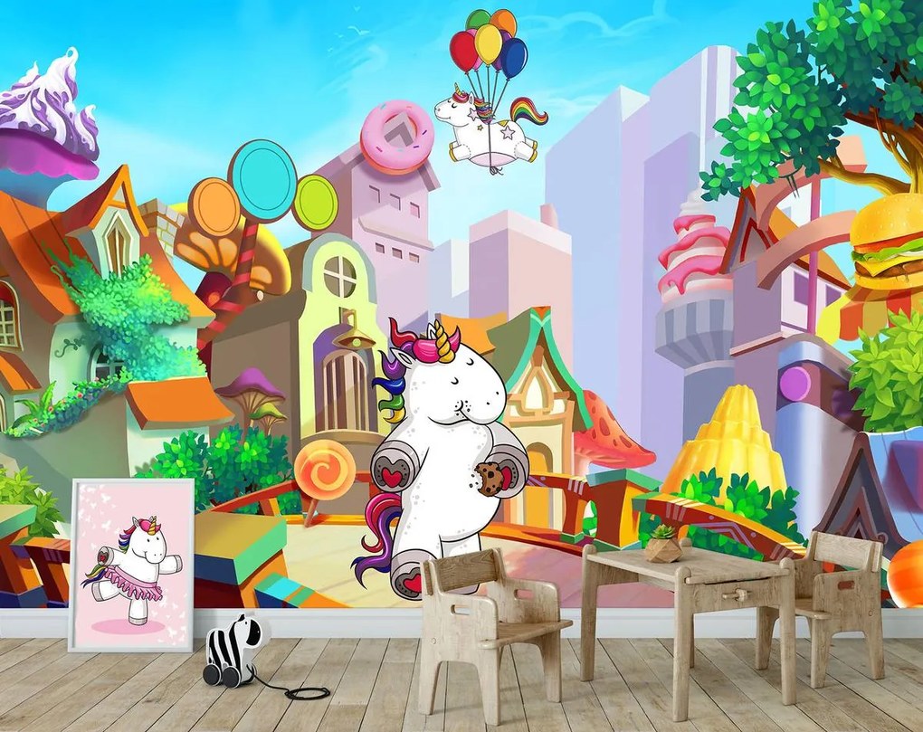 Fototapet - Unicorn (254x184 cm)