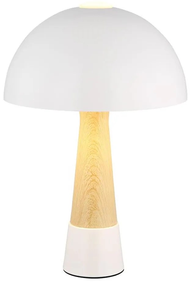 Globo 51570122 - Lampă de masă PAULIN 1xE27ILLU/40W/230V albă