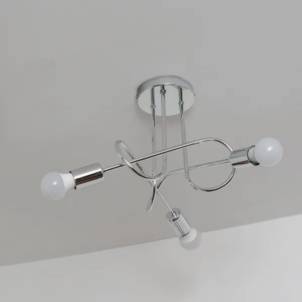 Lustră aplicată OXFORD 3xE27/15W/230V crom lucios