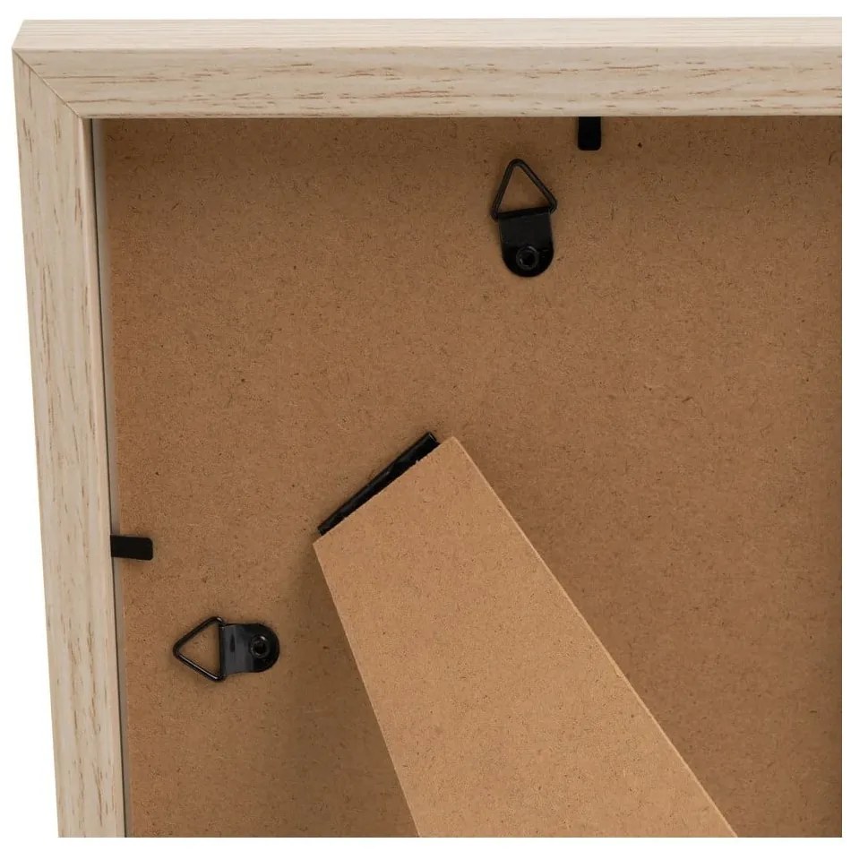 Ramă foto în culoare naturală cu picior de susținere, de agățat 17,5x22,5 cm Sencillo – Casa Selección