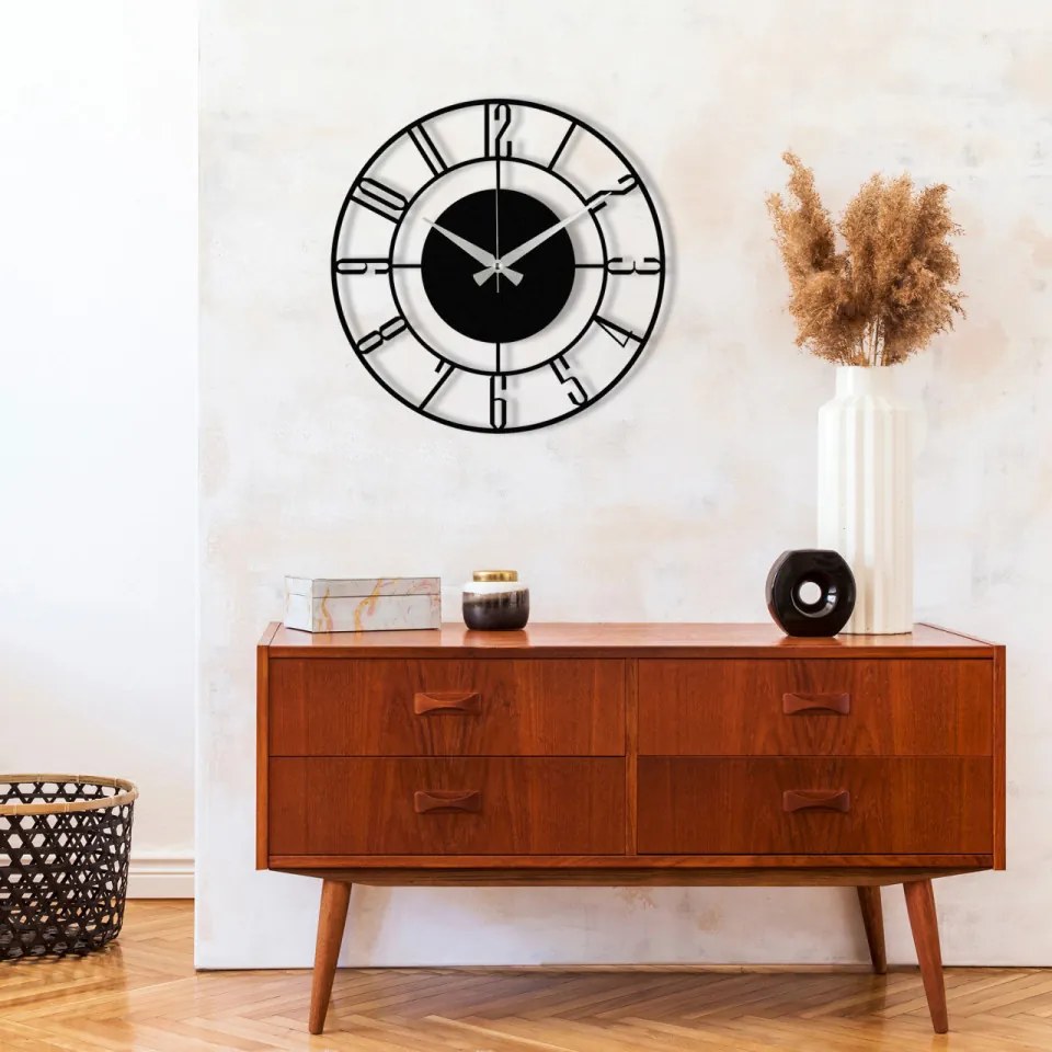 Ceas Decorativ de Perete Enzoclock - S011, Metal