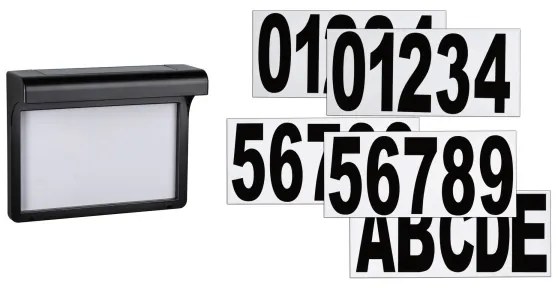 Paulmann 95388 - LED/0,05W IP44 Număr solar cu senzor DAYTON 1,2V