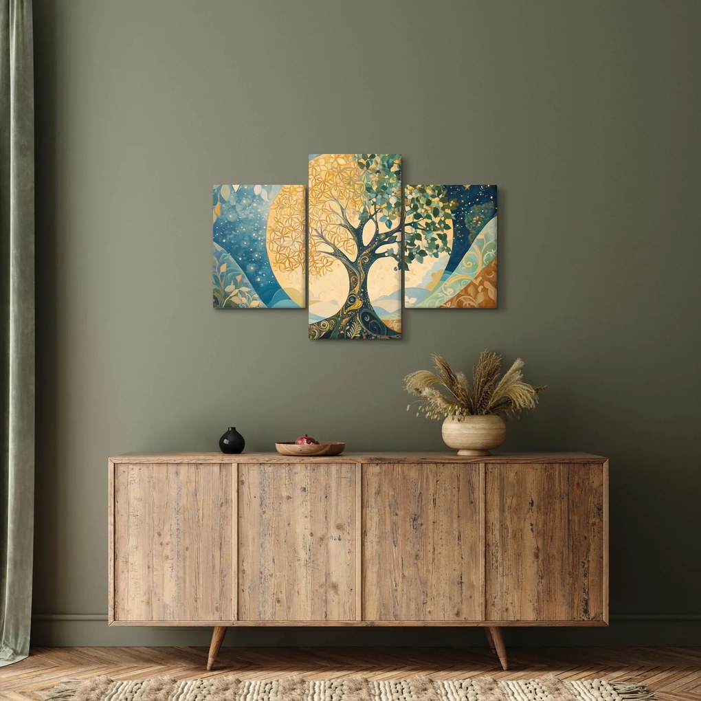 Tablou – Arborele vieții în lună (90x60 cm)