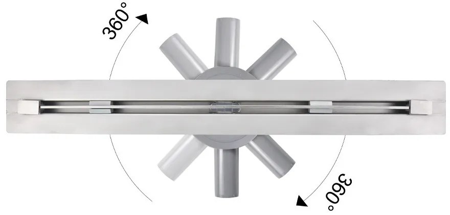 Scurgere de duș subțire 80