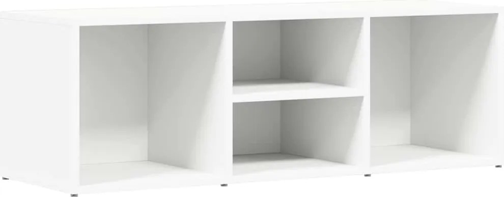 vidaXL Banca depozitare pentru pantofi alb 105x35x35 cm lemn prelucrat