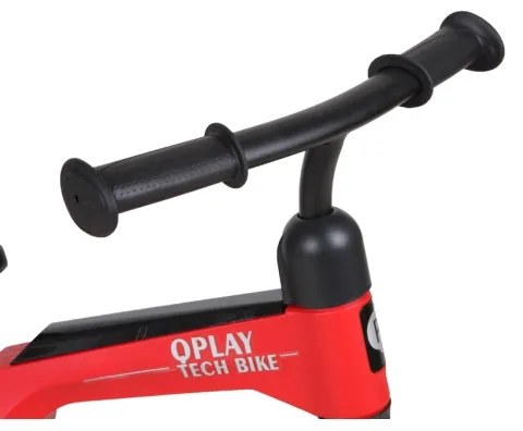 QPlay Tech - Bicicletă de echilibru roșie