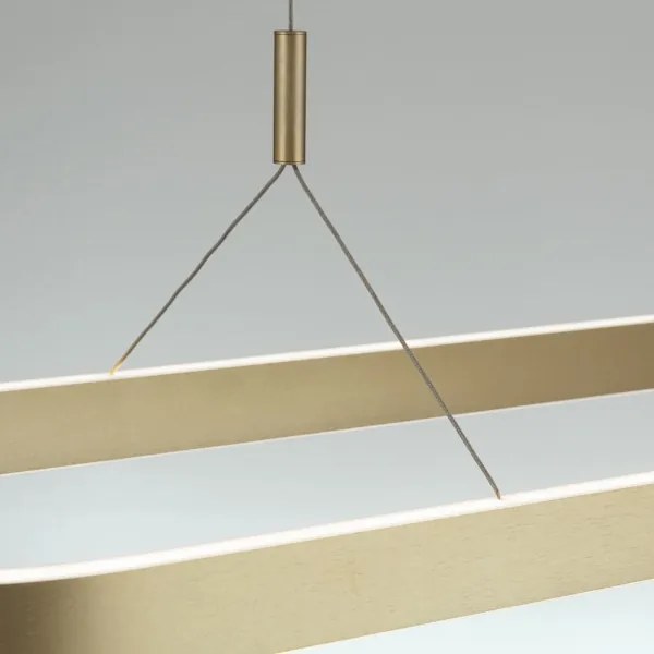 Orion - Lustru LED pe cablu CARRARA, 80W, 230V, 2700/3000/4000K, auriu