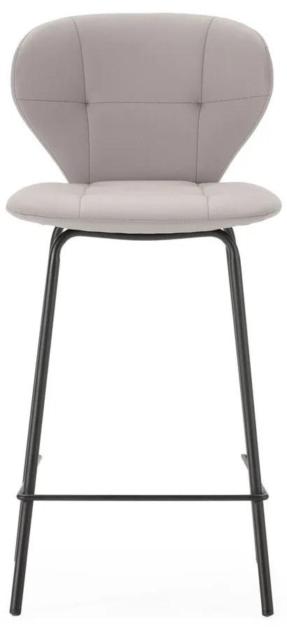 Scaune de bar bej 2 buc. (înălțime șezut 67 cm) Maura – Marckeric