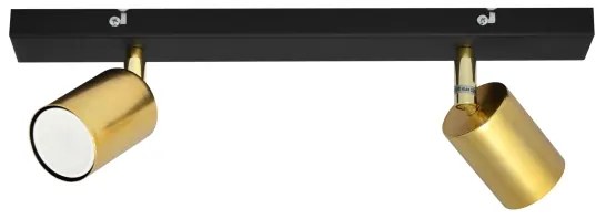 LED Spot TUNE 2xGU10/4,8W/230V auriu/negru