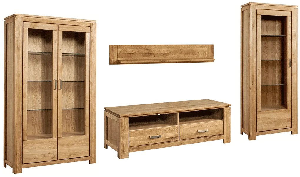 Set Living Stefano, Lemn Masiv, Natur