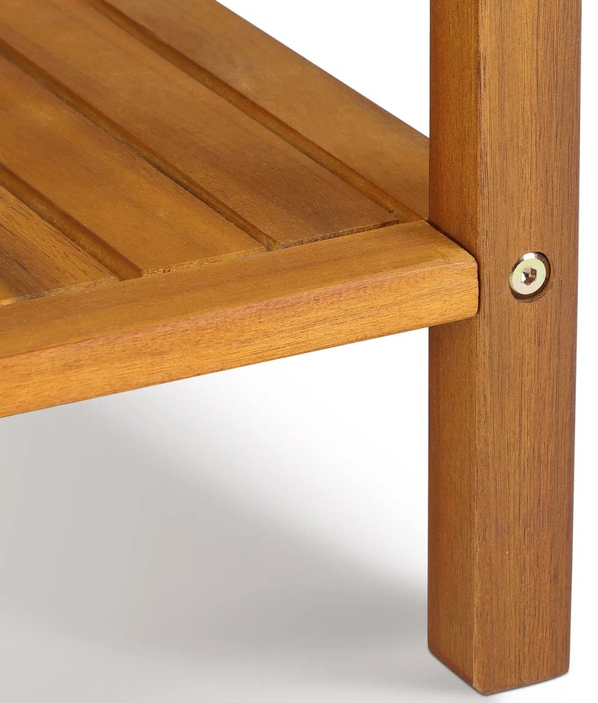 Măsuță de lemn WASHINGTON, 45x45x45cm, maro Casaria