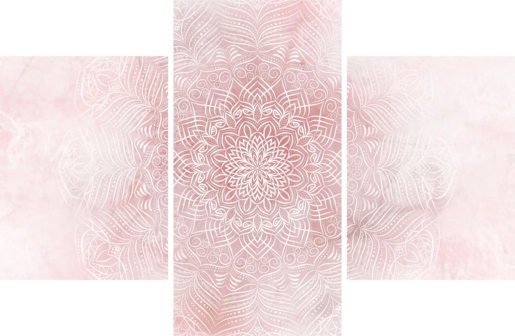 Tablou - Mandala roz (90x60 cm)