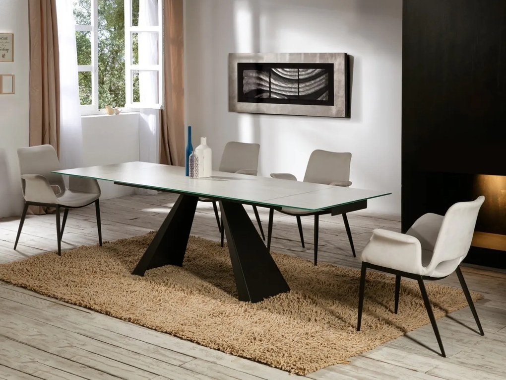 Masa dining extensibila design modern Alai SV-983174