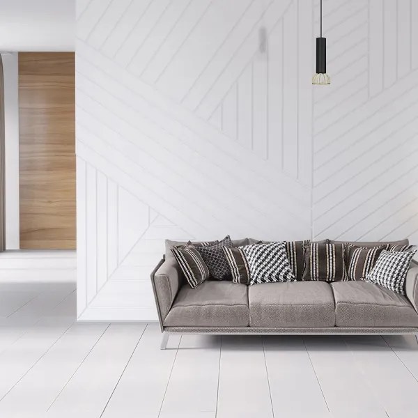 Lustră pe cablu DANTE 1xGU10/25W/230V neagră/aurie