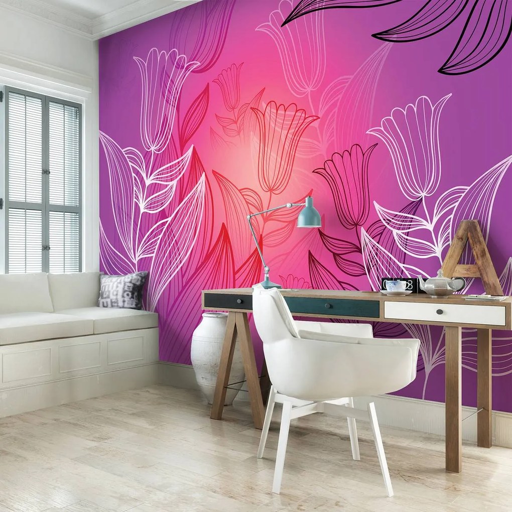 Fototapet - Flori (254x184 cm)