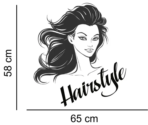 Sticker perete Coafor 12