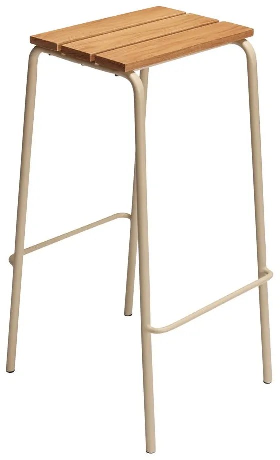 Set de scaune de bar bej/în culoare naturală 2 buc. (înălțime șezut 76 cm) Stilt – Hübsch