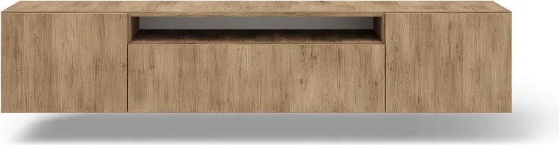 Comodă TV Femur Hanging – 200x41x40 cm – Stejar Artisan