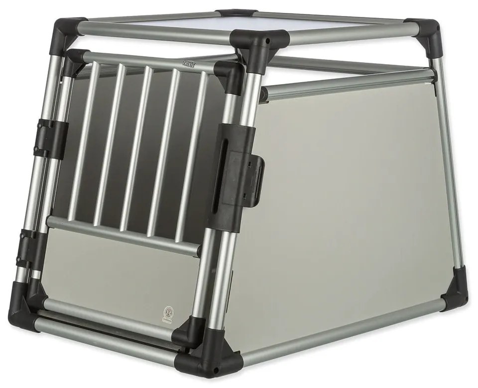 Cușcă / geantă pentru transport animale de companie argintie 65x63 cm Trixie M-L – Plaček Pet Products