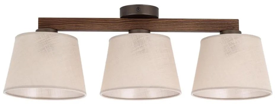 Brilagi - Lustră aplicată LATTE 3xE27/15W/230V pin/bej