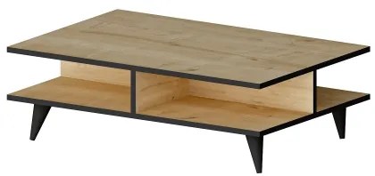 Măsuță de cafea DIAMOND maro/neagră