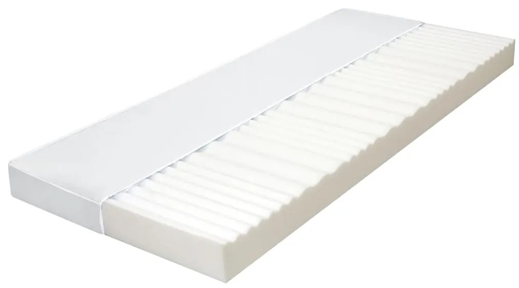 vidaXL Saltea, 160 x 200 cm, 7 zone, spumă PU, 10 cm, H2 H3