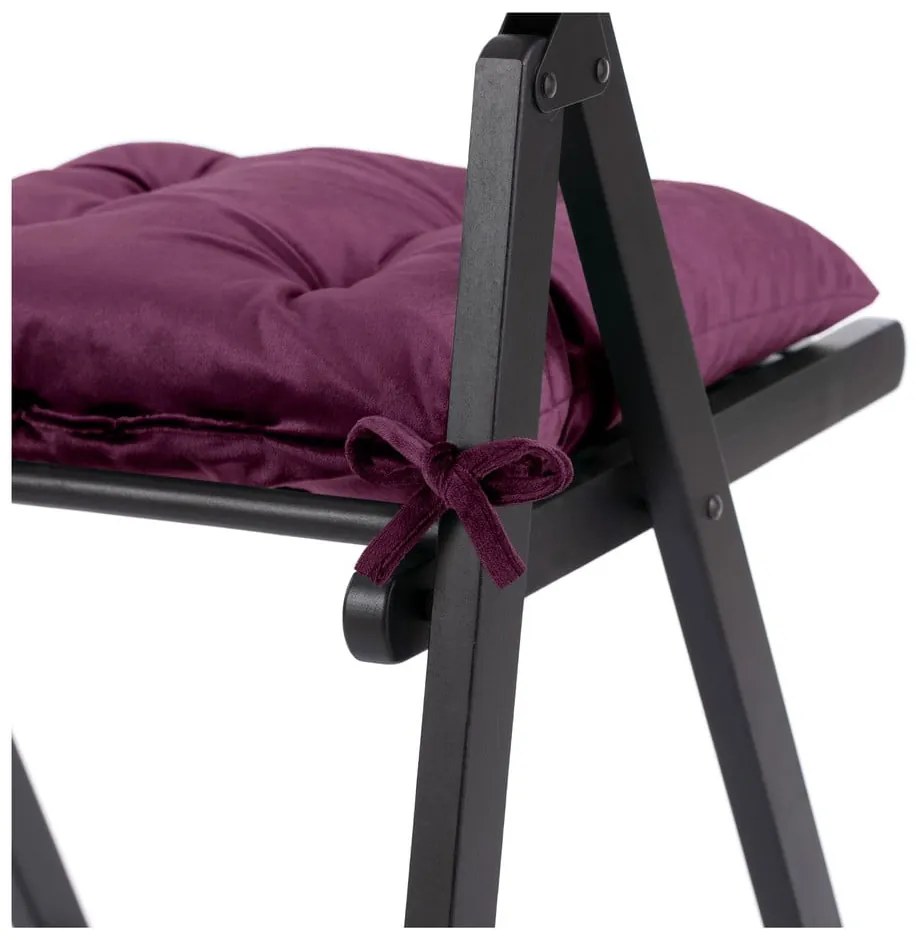 Pernă de scaun din catifea 40x40 cm Aleksa – Restilo