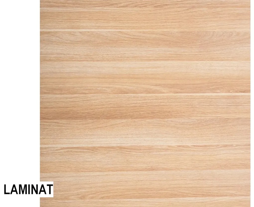 Masa Puro stejar laminat/negru L60xl60 cm