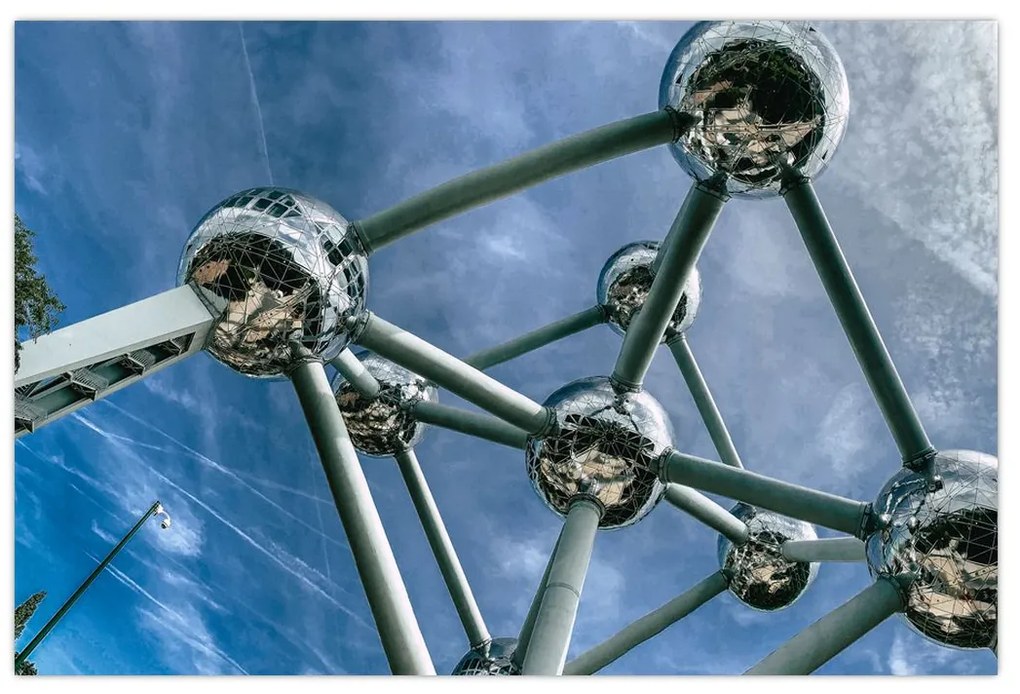 Tablou- atomium la Bruxelles (90x60 cm)