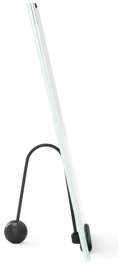 Ramă foto neagră cu picior de susținere din sticlă 26x30,5 cm Flute – Umbra