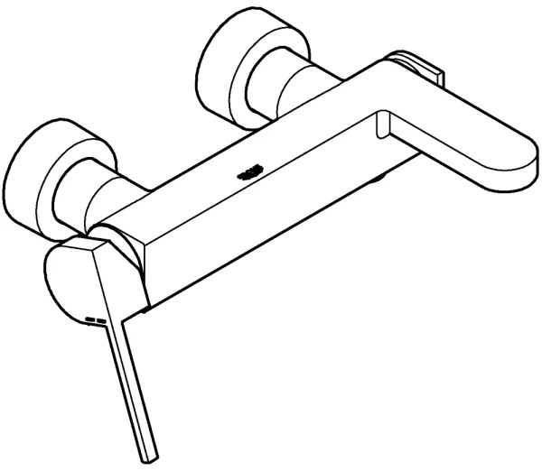 GROHE 33553AL3 - Baterie pentru cadă PLUS, grafit