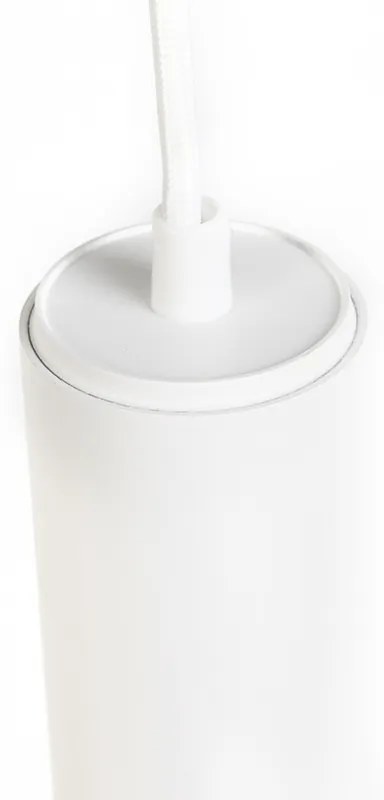 Lampă pendant de design alb - Tuba Small