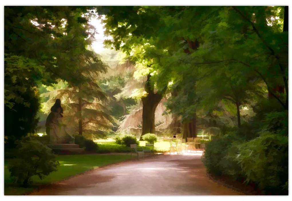 Tablou cu parc (90x60 cm)