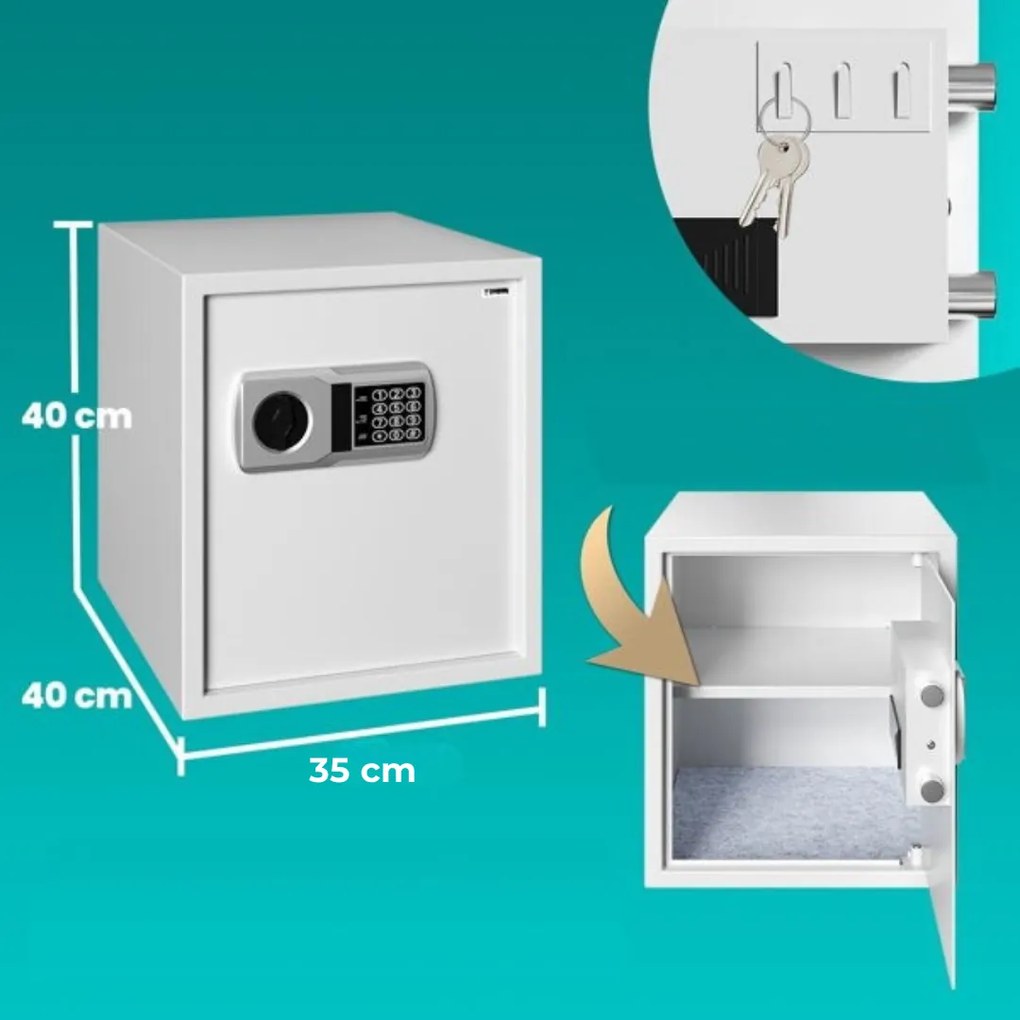 Seif electric pentru mobilă SECURITY, 35x40x40cm Deuba