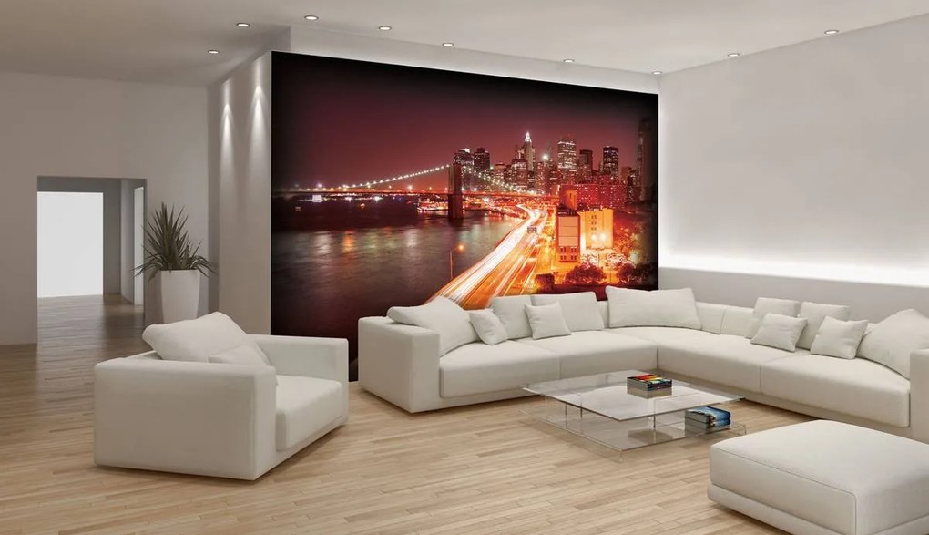 Fototapet - New York Brooklyn Bridge City (152,5x104 cm)
