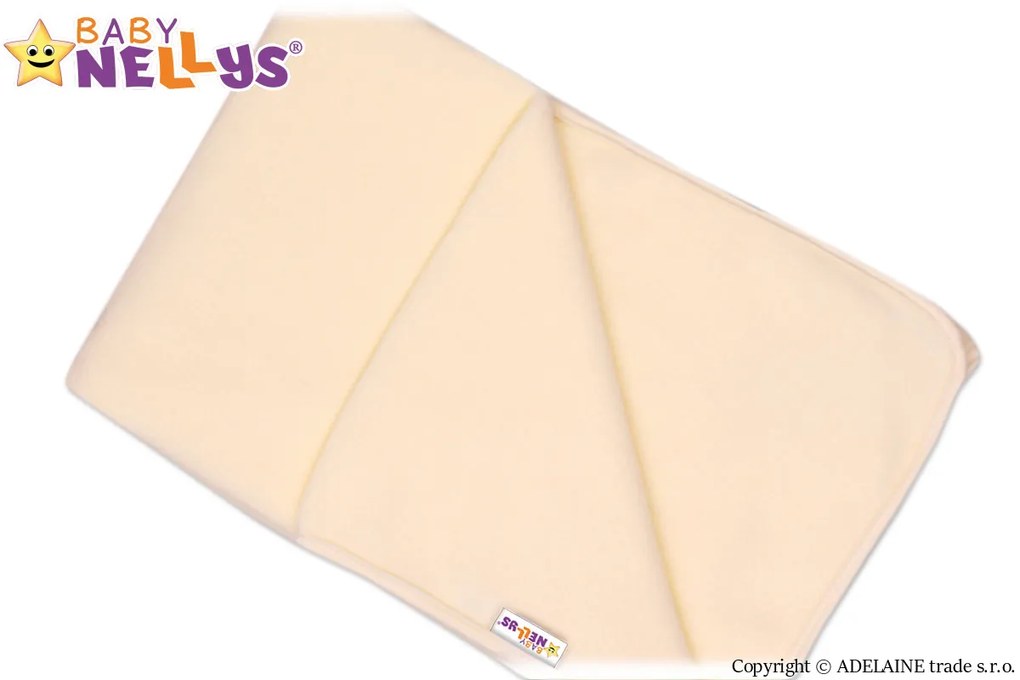 Pătură / pătură mică polar Feel Baby Nellys ® - crem