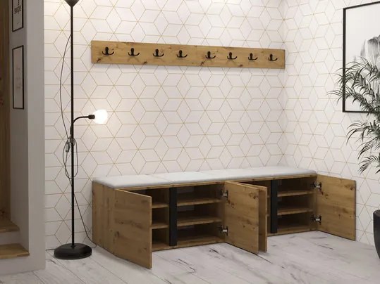Hol Timothy VII (Alb) (piele ecologică Soft 011 (Negru)). 1060147