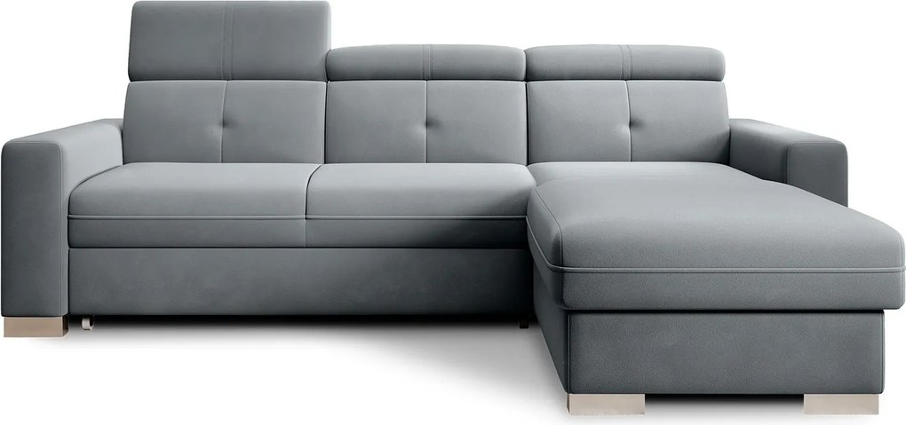 Colțar lemn masiv Extensibil Fiona 247x176cm Ladă Depozitare Personalizabil - Velvetmat 04, Dreapta