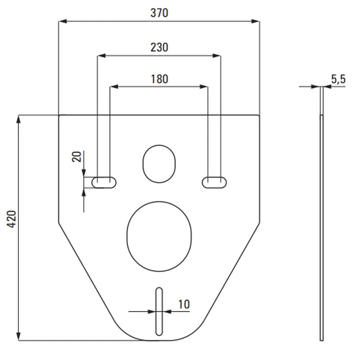 Set vas wc rimless alb cu capac soft close, rezervor incastrat, clapeta de actionare titan si izolare fonica Deante Peonia