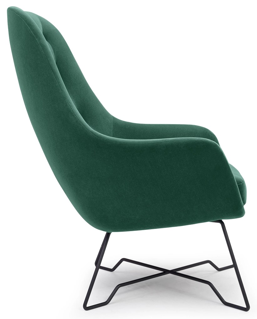 Fotoliu Eliah (verde inchis). 1098170
