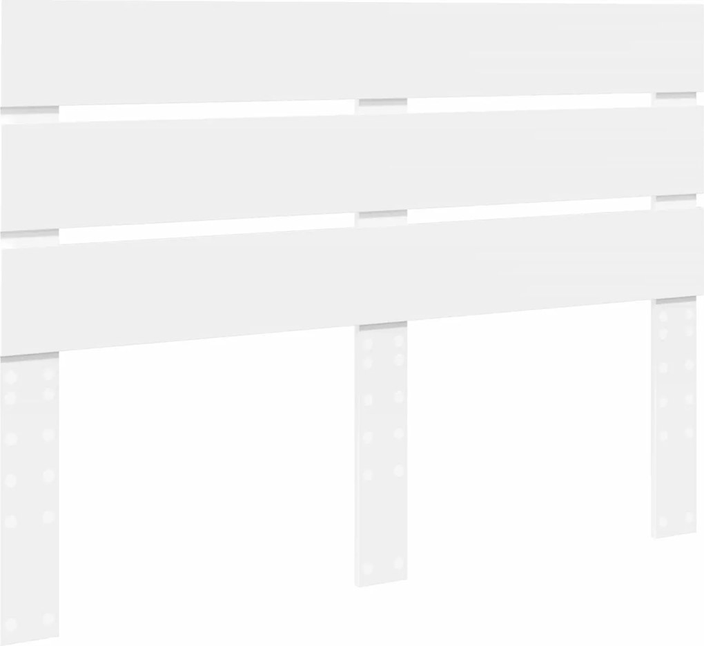 vidaXL Tăblie cap Alb 150 cm Lemn compozit