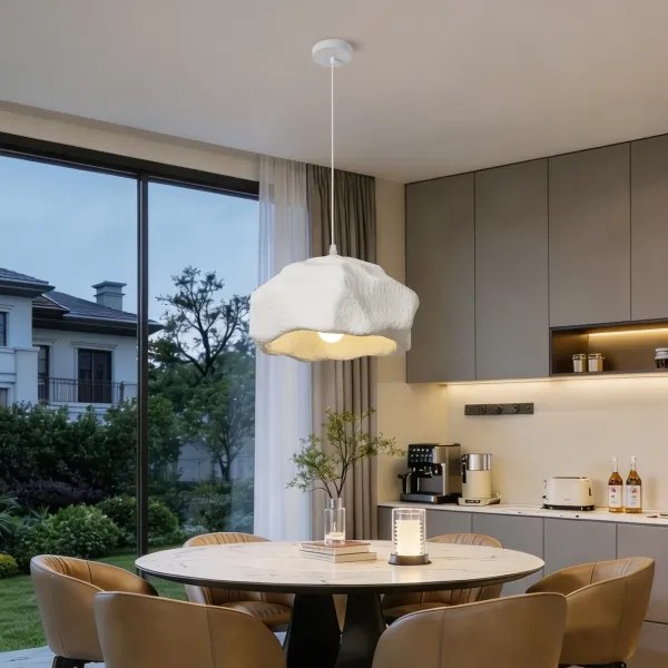 BRILAGI - Lustră pe cablu WABI SABI 1xE27/60W/230V Ø 42 cm albă