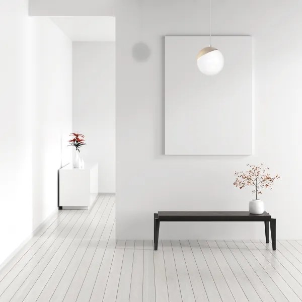 Lustră pe cablu SFERA WOOD 1xE14/40W/230V alb