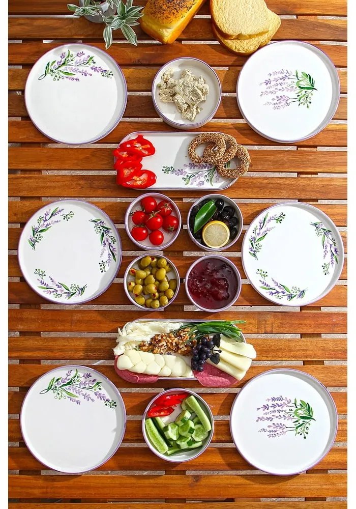 Serviciu de masă 14 buc. din ceramică – Hermia