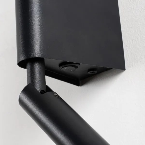 Brilagi - Aplica de perete cu spot LED VIXON, LED/3W/230V + LED/5W, negru, CRI 90