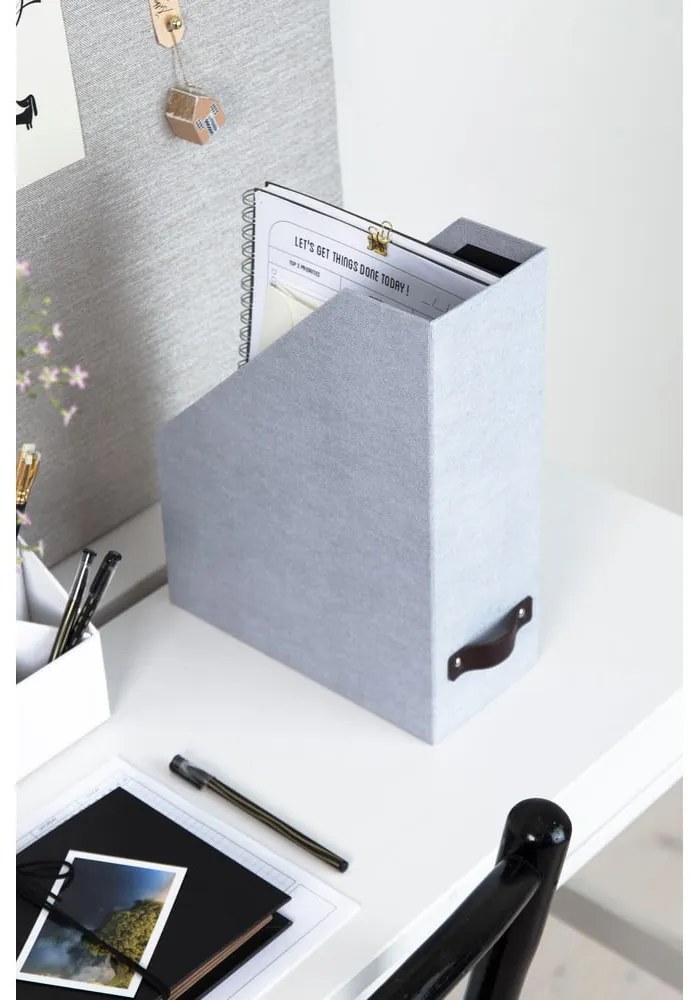 Organizator pentru documente din carton Estelle Canvas Paper Laminate – Bigso
