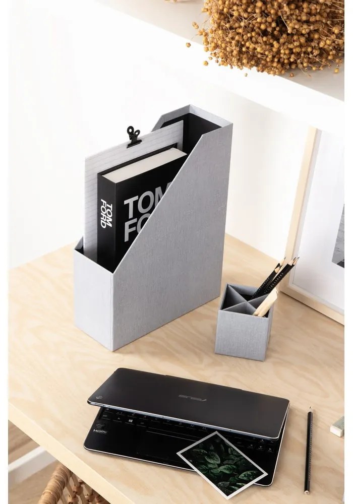 Organizatoare 4 buc. din carton Hugo Canvas Paper Laminate – Bigso